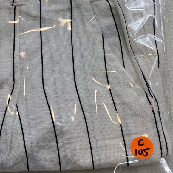 Billabong‎ Women’s White w/Black Stripes Come At Me High Waisted Short Sz L - Picture 11 of 13